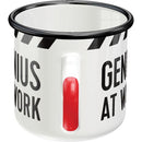 Nostalgic-Art Genius at Work Enamel Mug