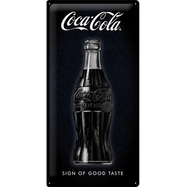 Nostalgic-Art Coke Sign of Good Taste Long Sign (25x50cm)