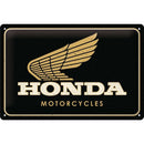 Nostalgic-Art Honda Motorcycles Gold Medium Sign (20x30cm)