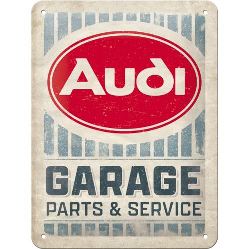 Nostalgic-Art Small Audi Garage Sign (15x20cm)