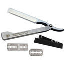 Dovo Shavette Straight Razor with Inserts (Clear/Black)