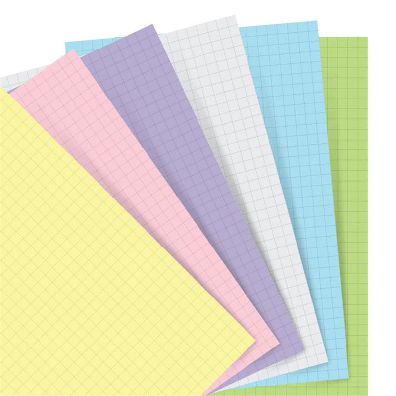 Filofax pastel personal de notas de notas personales 60pk