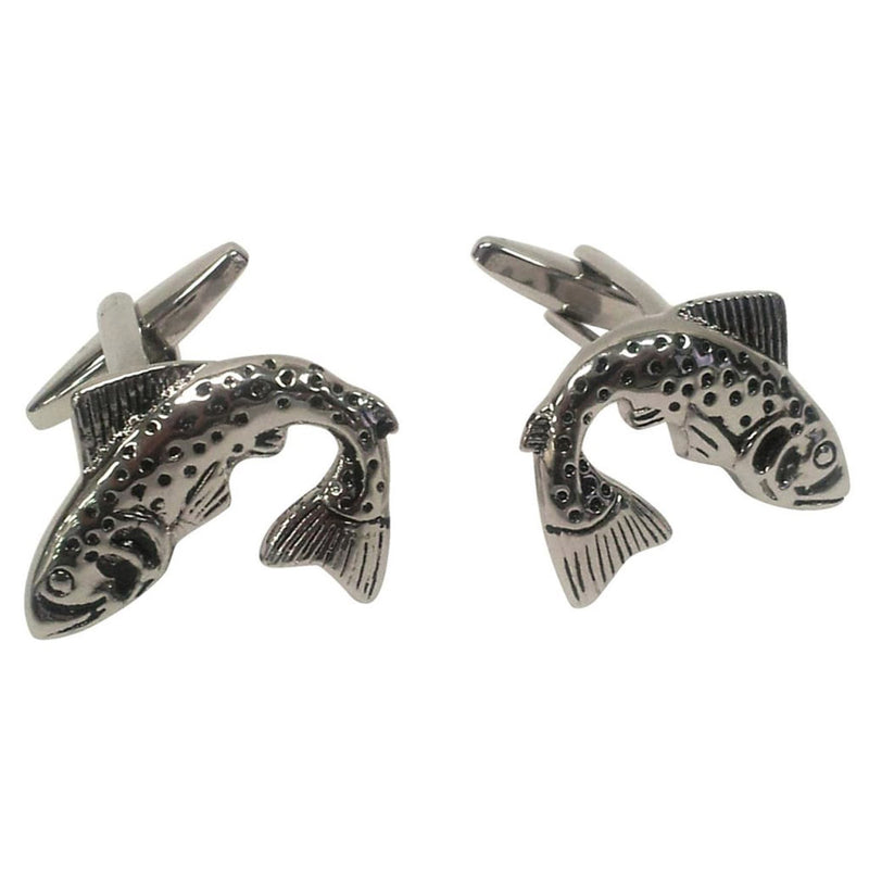 Trout Button Cufflinks