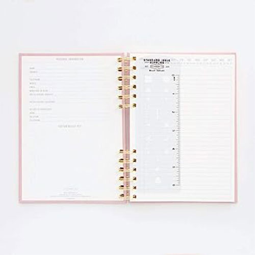 Standard Issue Dusty Pink Wrapped Pen Hardcover (172x216mm)