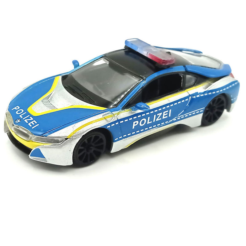  BMW i8 Coupé Policía Serie 1:43 Modelo de Coche