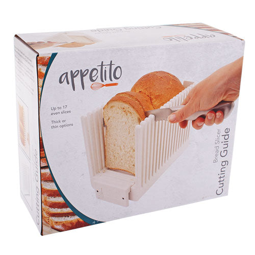 Appetito Bread Slicer Cutting Guide (White)
