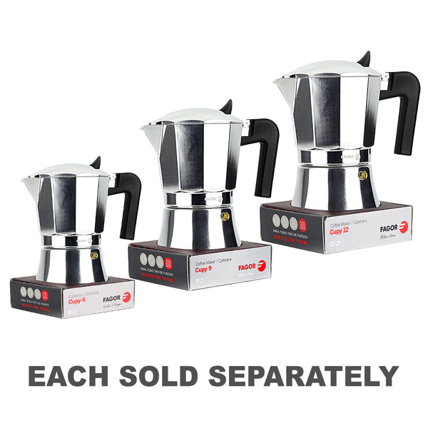 Fagor Cupy Aluminium Espresso Maker