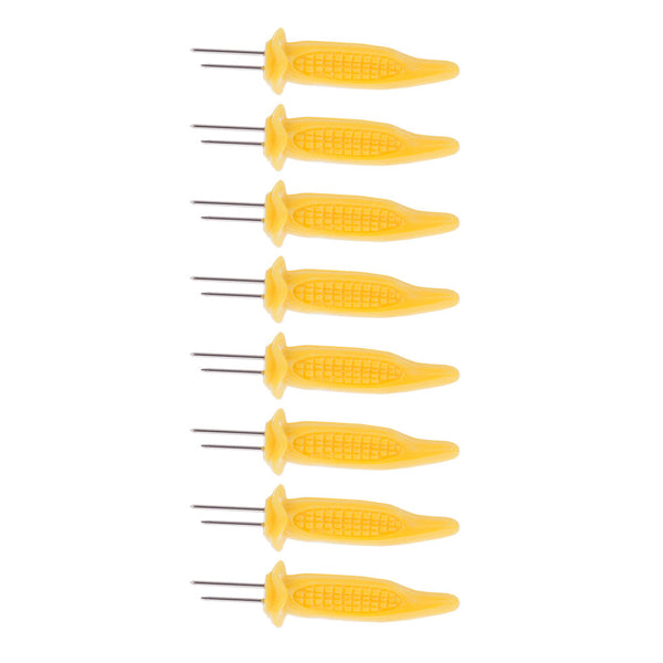 Appetito Corn Holders 8pcs (Yellow)