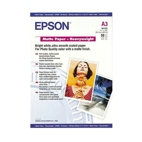 Epson Matte Heavy Weight Paper 50pc