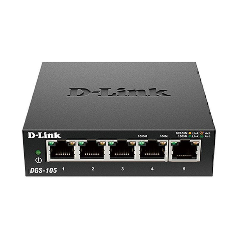 Distema de escritorio Gigabit de carcasa de metal D-Link