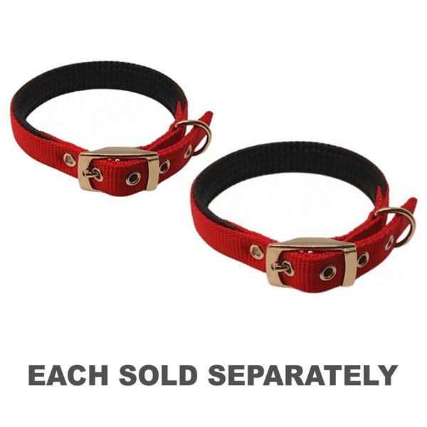 Nylon Padded Collar (Red)