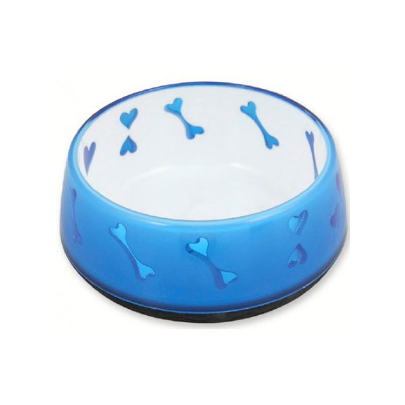 Pawise Lifestyle Dog Love Bowl (bleu)