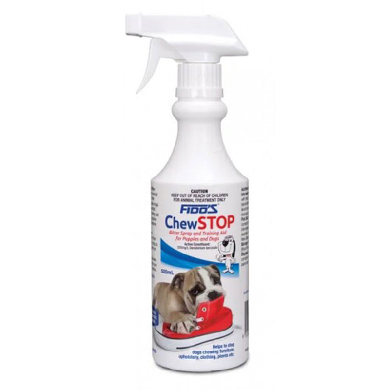 Fido spray de estimação amargo para mastigar