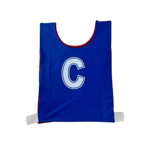 Alliance Senior Reversible Netball Bib Set (Red/Blue)