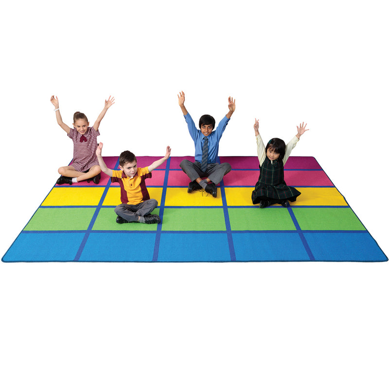 Rainbow Blocks Rug