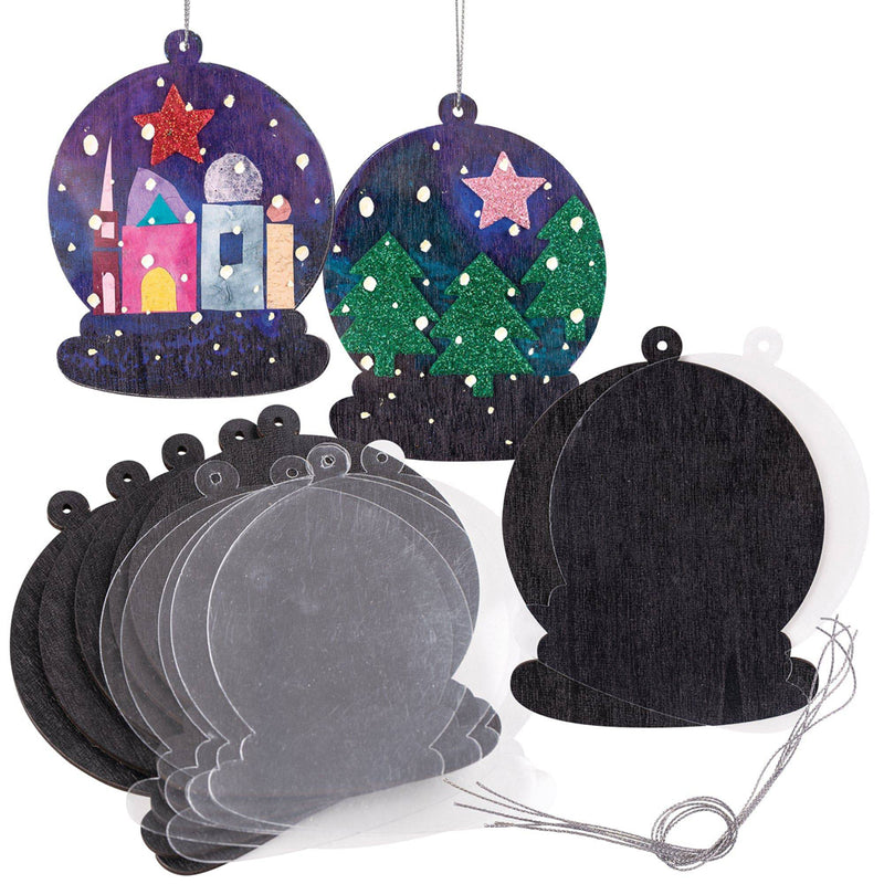Wooden Snow Globe Kit 20pk