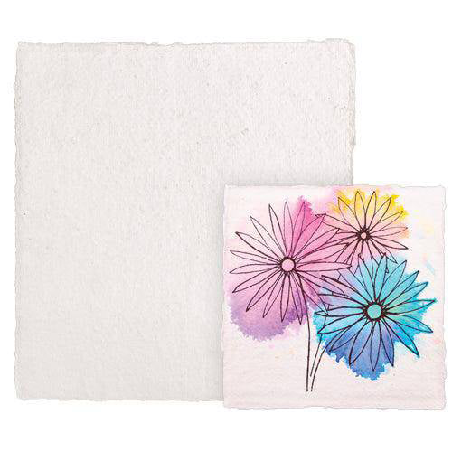 Handmade Watercolour Paper 300gsm 10pk (15x15cm )