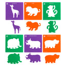 Jungle Animal Stencil Set (Pack of 6)