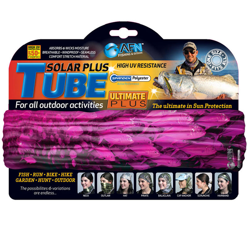  Tubo Solar Plus con estampado de peces escolares