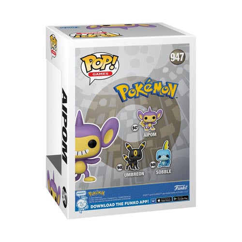 Pokemon Aipom Flocked Pop! Vinyl