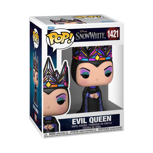 Snow White 2025 Evil Queen Blue & Black Gown Pop! Vinyl