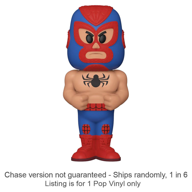 Spider-Man Luchadore Vinyl Soda Chase Ships 1 in 6