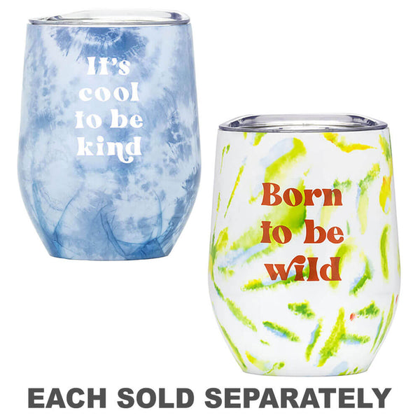 Tie Dye Thermal Wine Tumbler