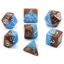 Halfsies Earth Elemental Dice (Set of 7)