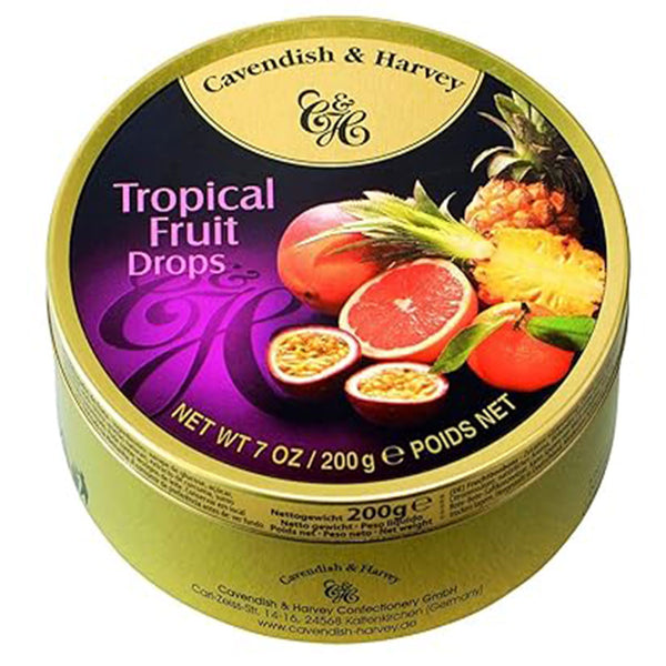 Cavendish & Harvey Tropical Fruit Drops (10pcs/Tin)