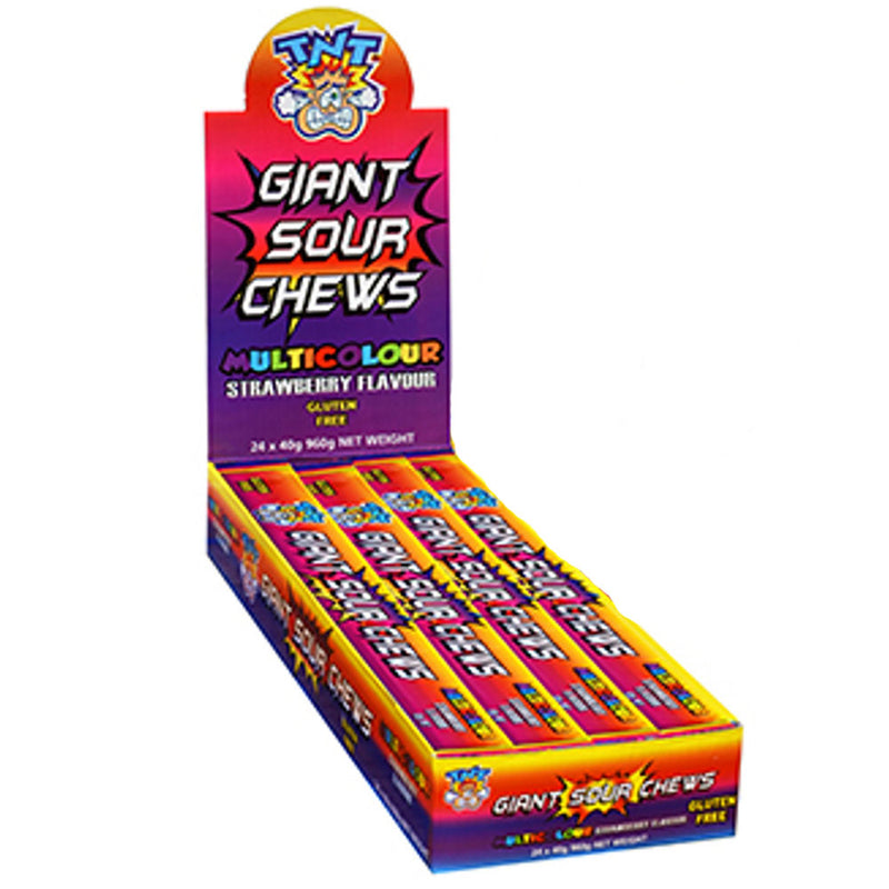  Barras masticables amargas gigantes TNT (24x40g)