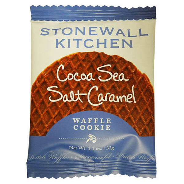 Stonewall Kitchen Cocoa Sea Salt Caramel Waffle Cookie 8pcs