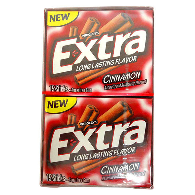 Extra Gum Cinnamon Flavour 10pk (15 Strips/Pack)