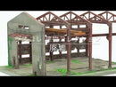 Collection de modèle de construction d'usine abandonnée de Tomytec