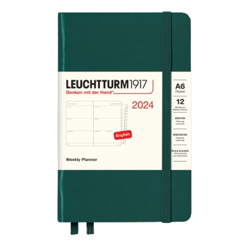 2024 A6 semaine Pocket Planner avec livret