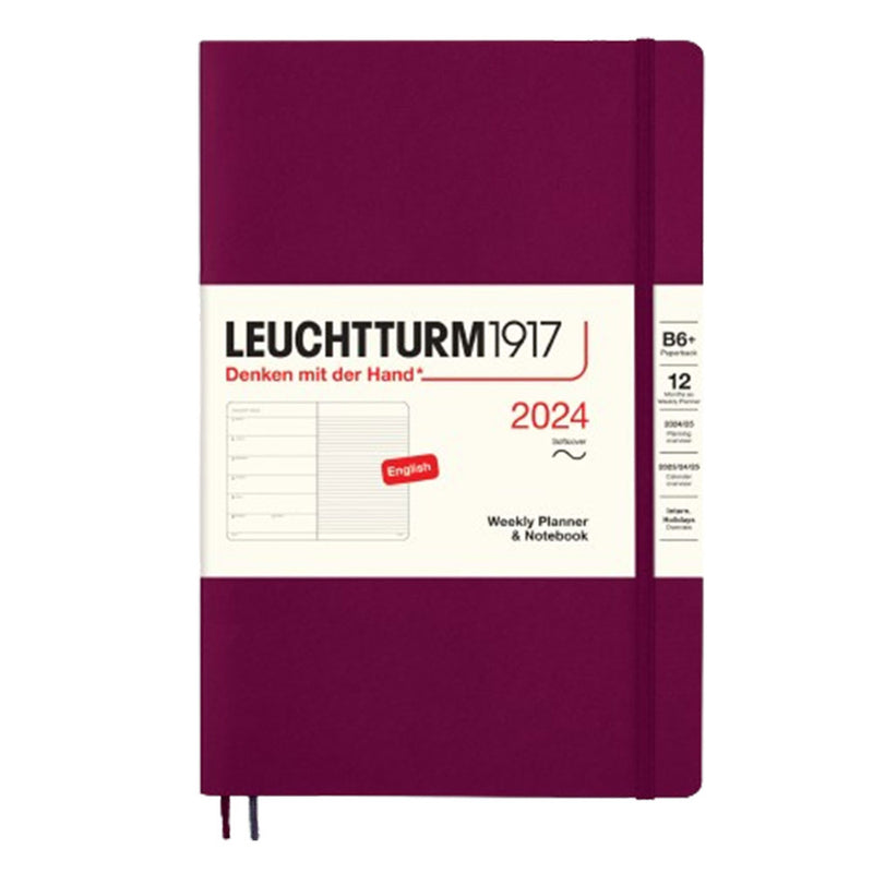 2024 B6 + planificateur hebdomadaire et cahier (livre de poche)