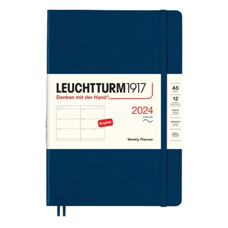 LEUCHTTURM 2024 Planificador de la semana A5 (tapa blanda)