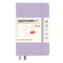 2024 A6 Week Pocket Planner & Notebook com livreto