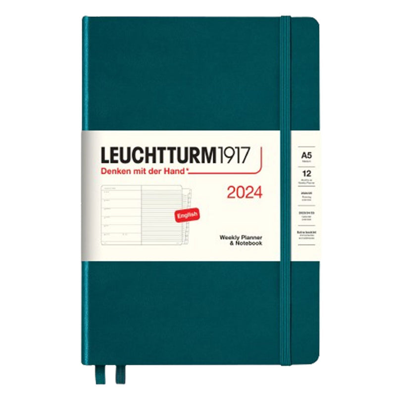 Planificador y cuaderno 2024 A5 Week con folleto