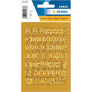Herma Film Foil Letter Sticker A-Z 12mm (Gold)