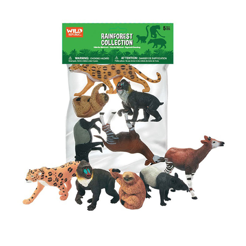  Figuras de animales Wild Republic Polybag 5 piezas
