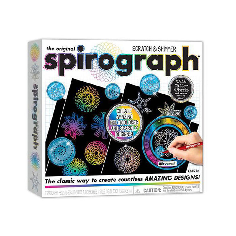 A arte clássica original do Spirograph