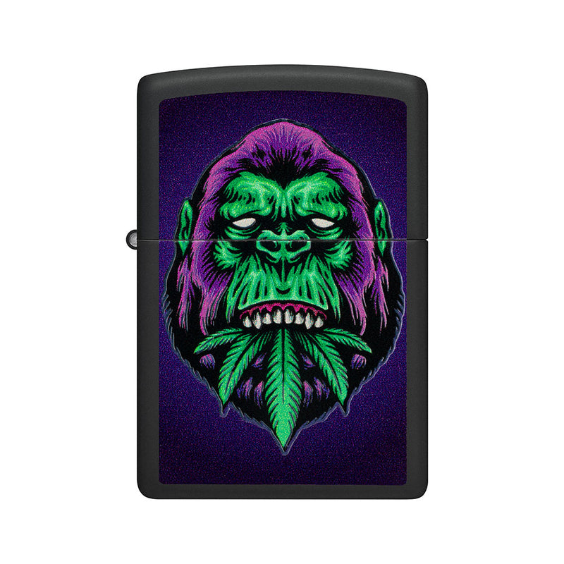 Zippo Cannabis Black Light à prova de vento isqueiro