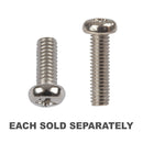 Round Phillips Head Steel M4 Screws 200pcs