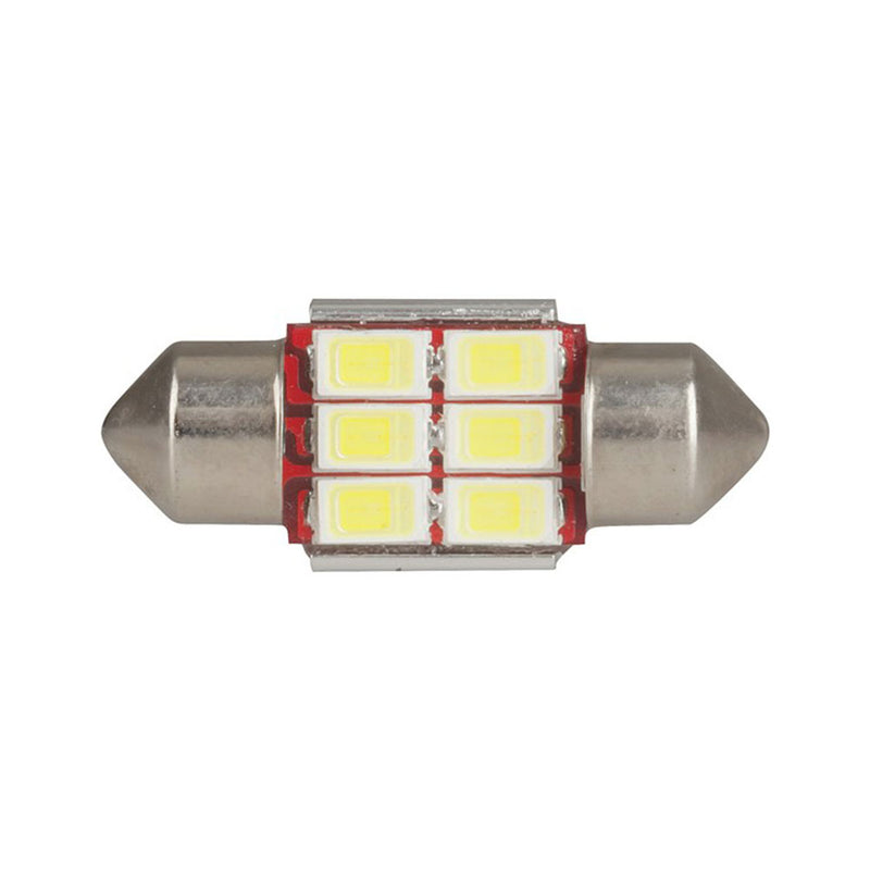 CANBUS compatível com LED Festoon Globe 12V (6x5730)