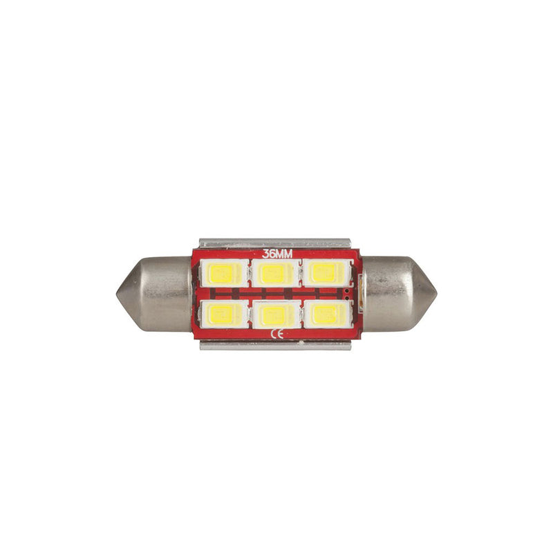 CANBUS compatível com LED Festoon Globe 12V (6x5730)