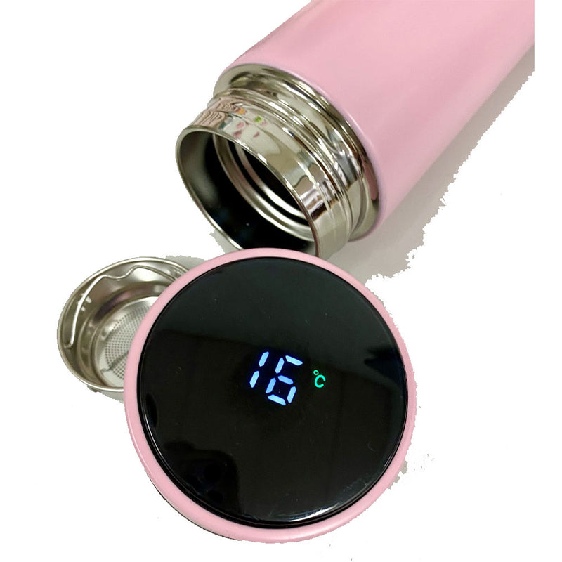 Metal Thermos with Temperature Display