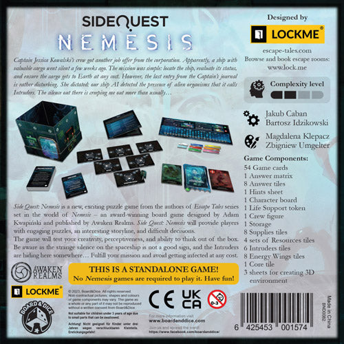 SideQuest Nemsis Strategy Game