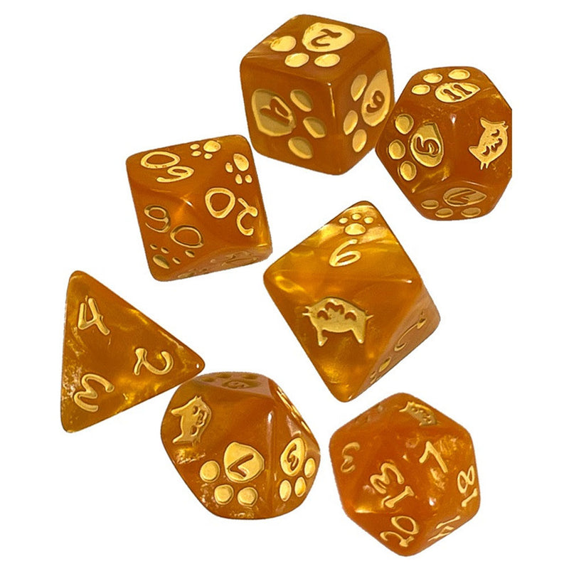 Kitten Polyédral Dice Set 7pcs