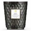 Black Bamboo Coloured Glass Candle 595g