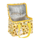 Sunflower Print Plastic Lunch Bag